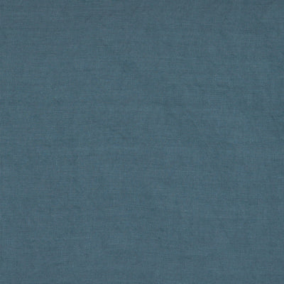 taies d'oreiller à bords plats avec bourdon en lin Bleu Français #colour_bleu-francais