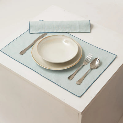 Set de table BleuGlacier #colour_bleu-glacier