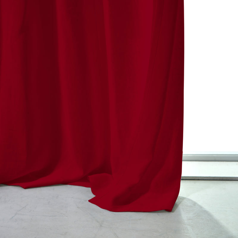 Rideau non doublé en lin sur mesure Bordeaux