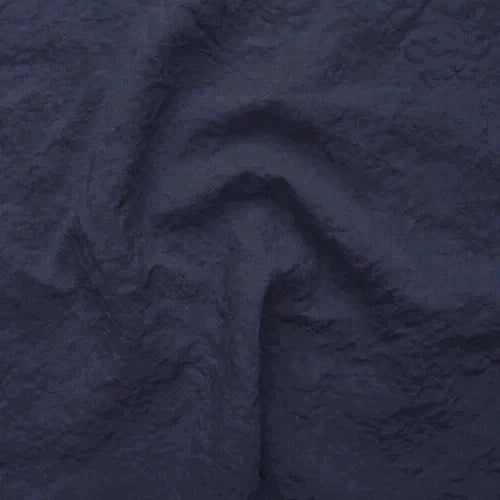 Swatch pour chemin de table en lin bordé "point de cheval" bleu nuit