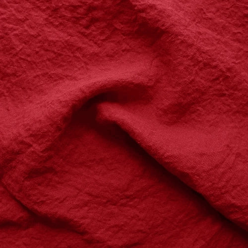 Swatch pour Rideau doublé en lin sur mesure Bordeaux