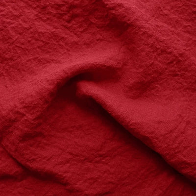 Swatch pour Rideau non doublé en lin sur mesure Bordeaux