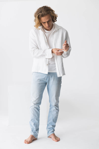Chemise veste "Cristiano" blanc 10 #colour_blanc-optique