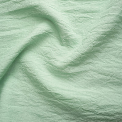 Rideau de douche en lin simple Vert Menthe #colour_vert_menthe
