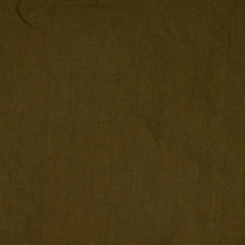 Swatch for Pantalon décontracté en lin Olive Verte 