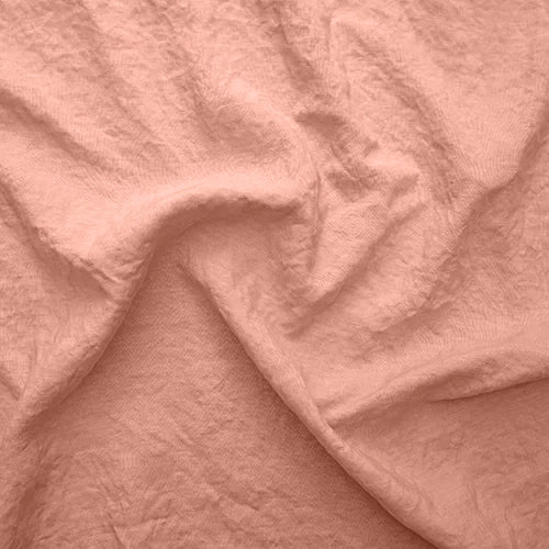 Swatch pour Nappe ronde en lin ajouré rose