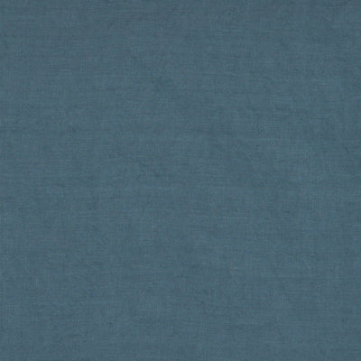 Nappe en lin lavé sur mesure avec bourdon#colour_bleu-francais