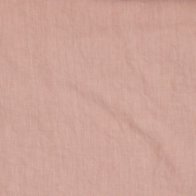 Nappe en lin lavé sur mesure avec bourdon#colour_vieux-rose