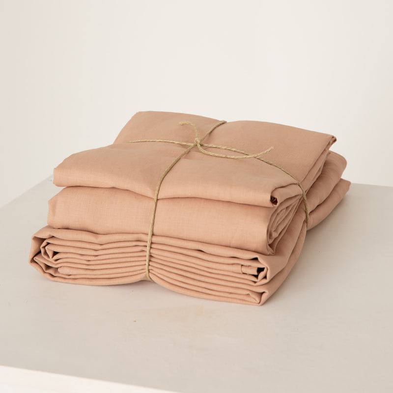 Ensemble de draps Vieux Rose 